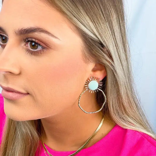 The Colorful Sunburst Hoops
