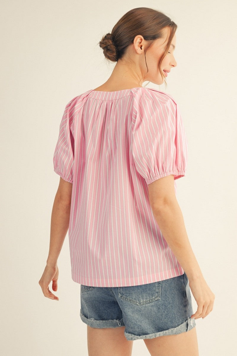 The Paley Pinstripe Top / FINAL SALE