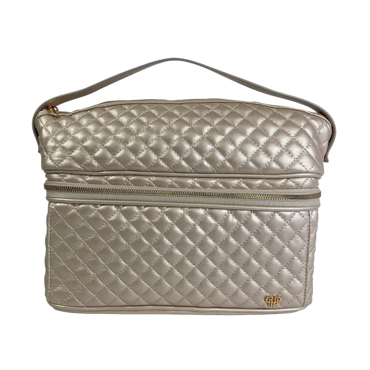 PN/ The Stylist Travel Bag/ Pearl Quilted