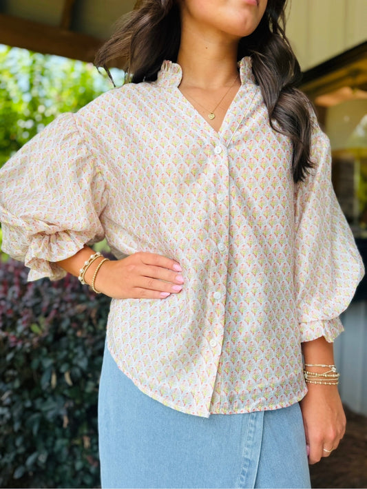 The Rayle Ruffle Blouse