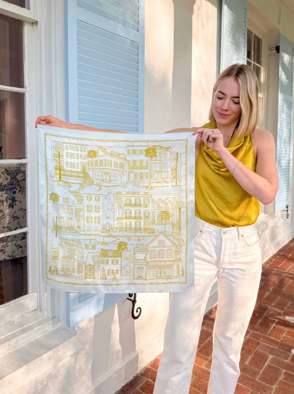 The Charleston Silk Scarf