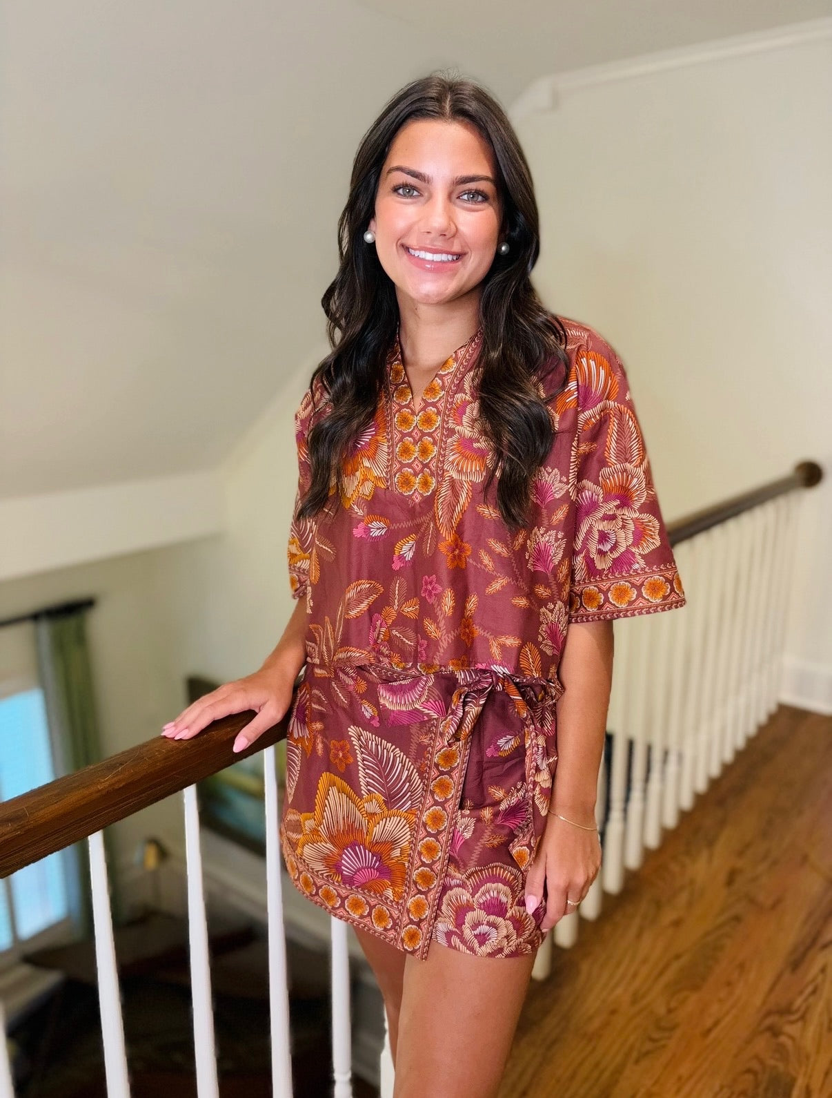 The Brynlee Botanical Blouse