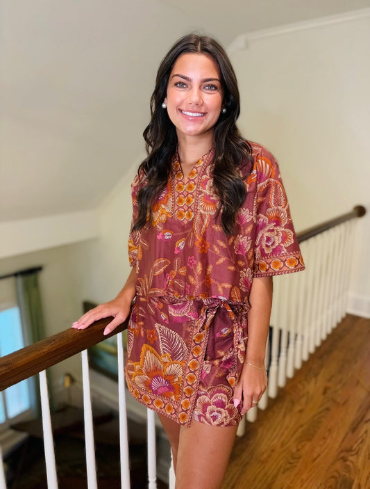 The Brynlee Botanical Blouse