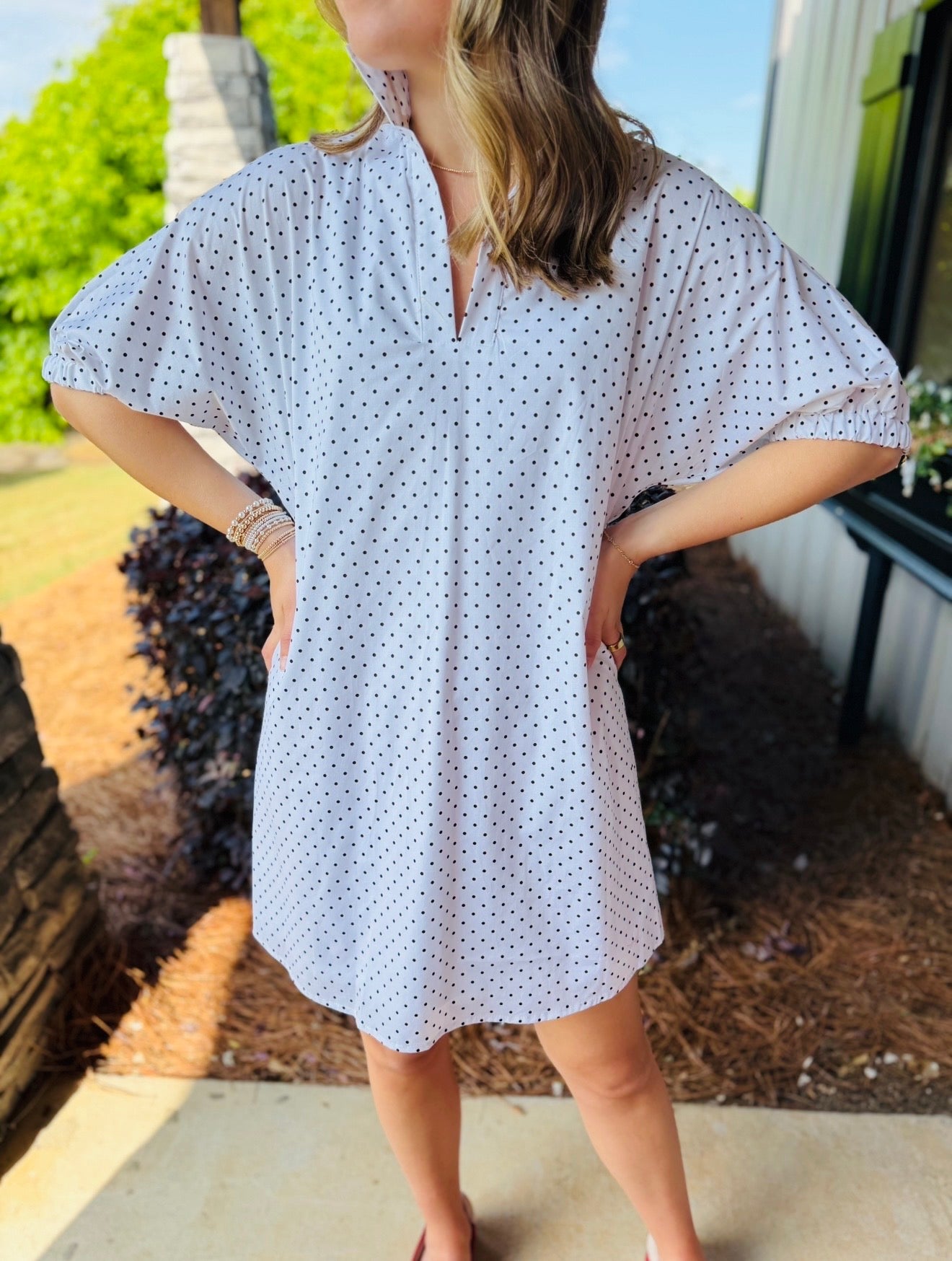 The Charlotte Dress/ Polka Noir