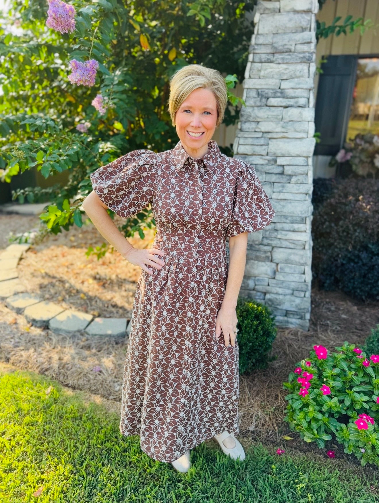 The Emmy Eyelet Dress