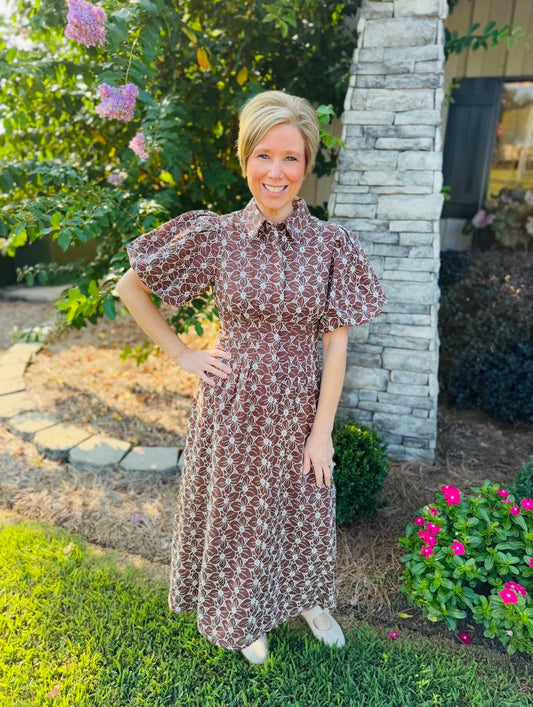 The Emmy Eyelet Dress