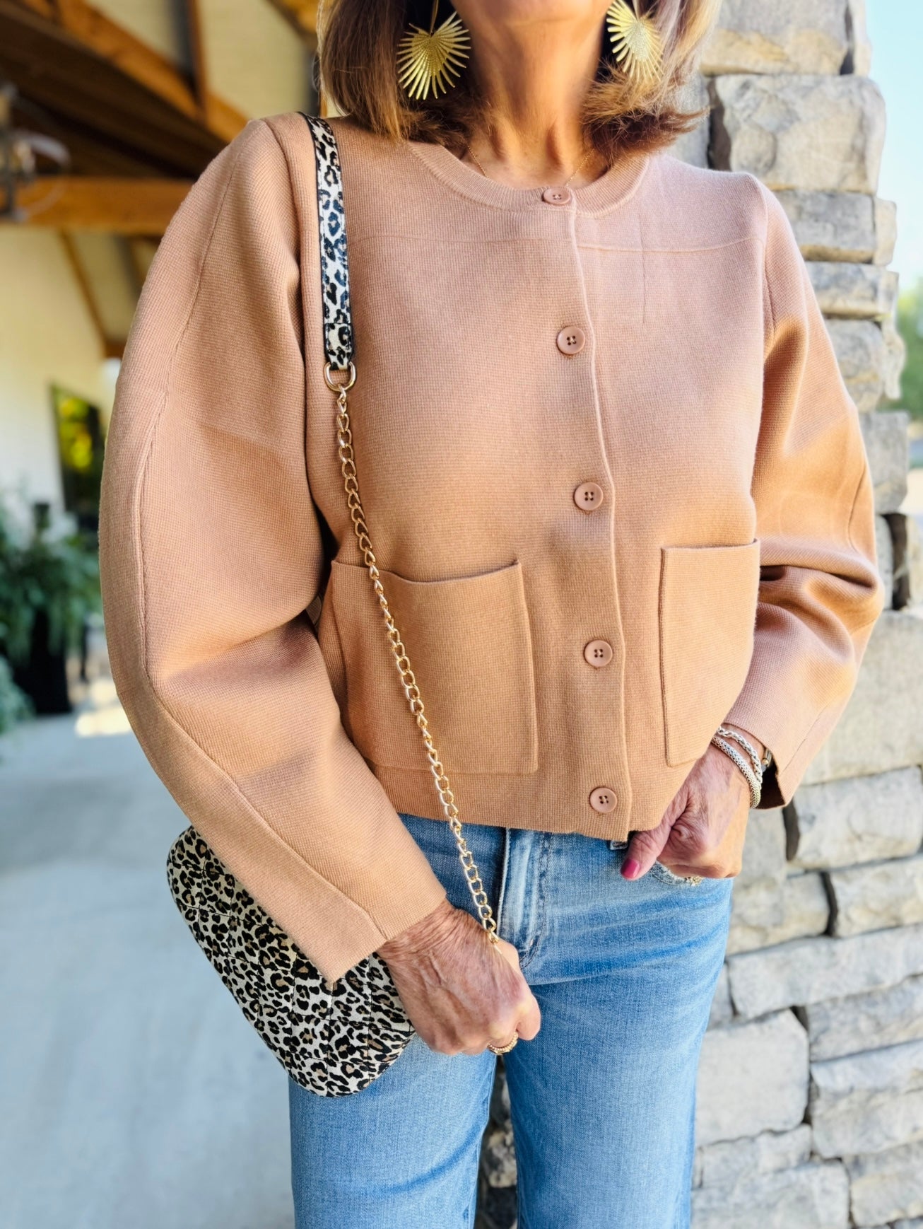 The Collie Cropped Cardigan