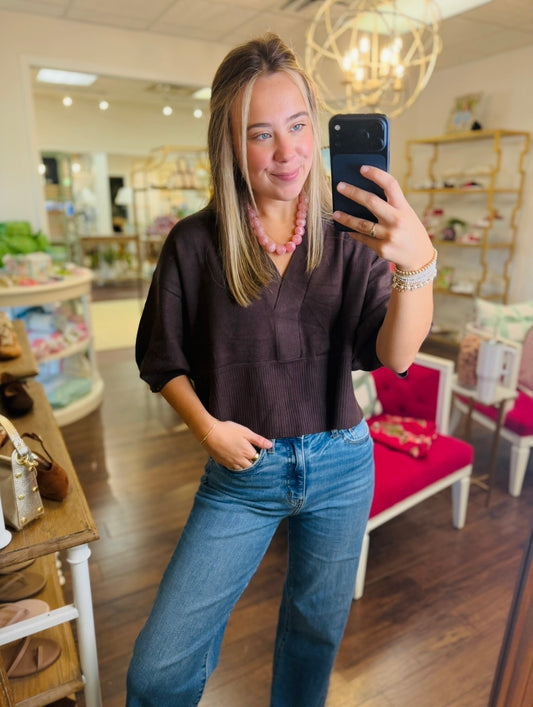 The Vimi V-Neck Sweater
