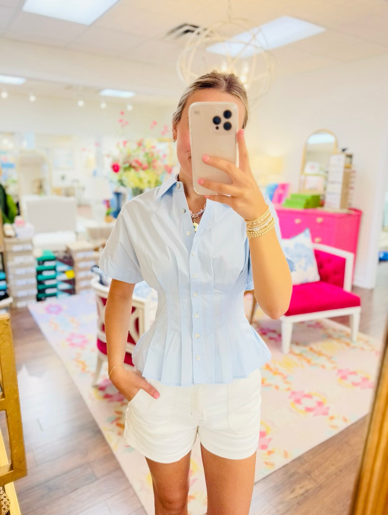 The Tolia Tucked Top