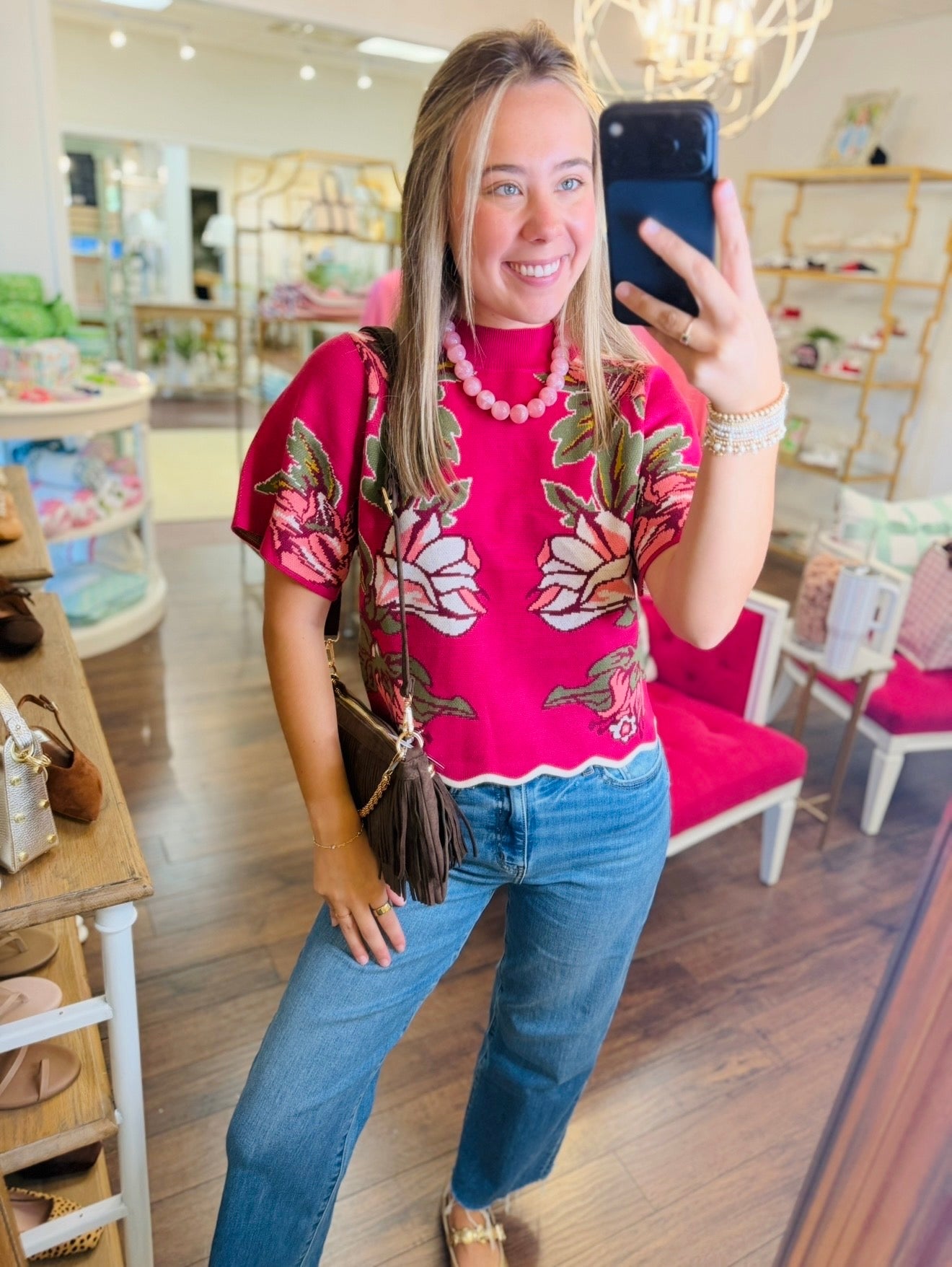 The Staci Scallop Sweater