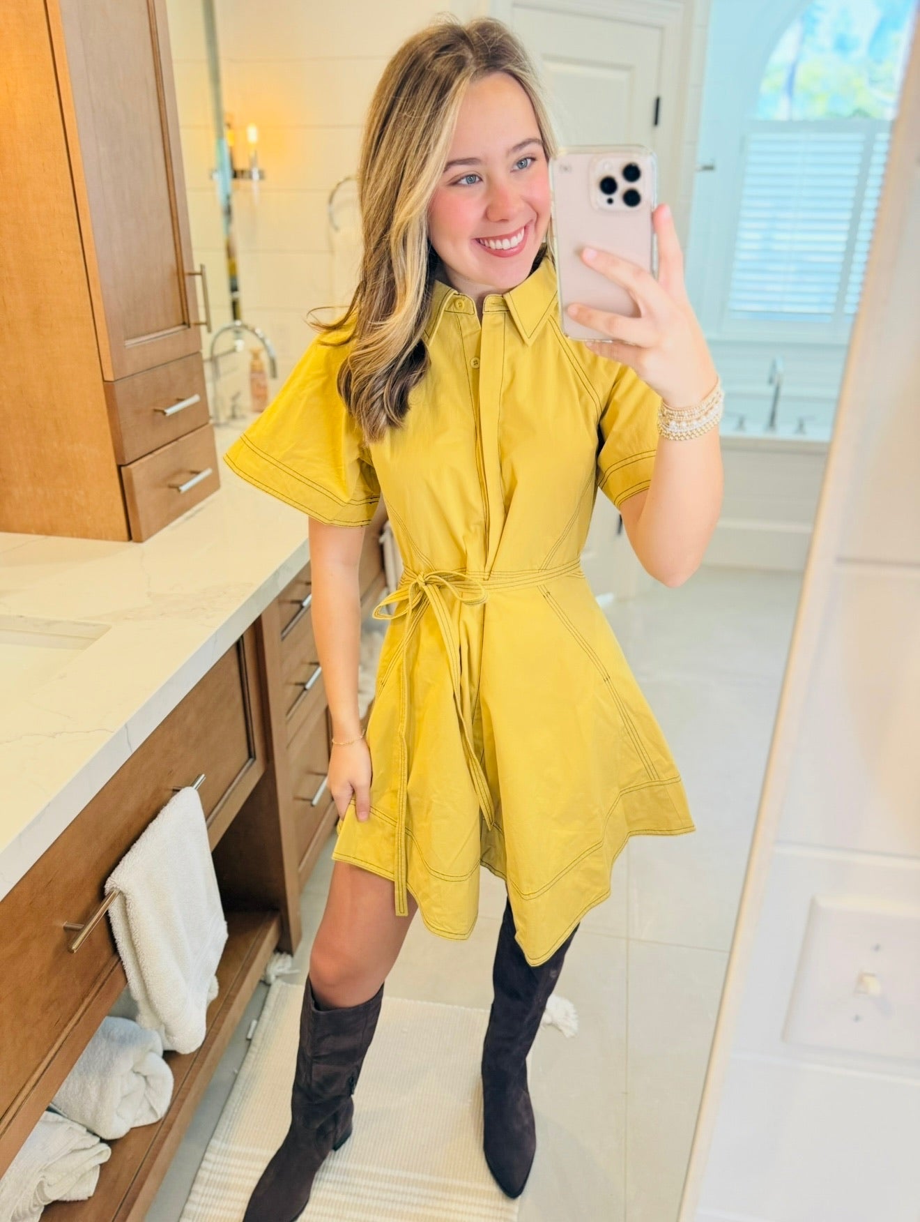 The Seyla Stitched Dress