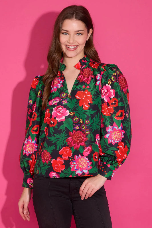 Alden Adair/ The Phoebe Top/ Flora