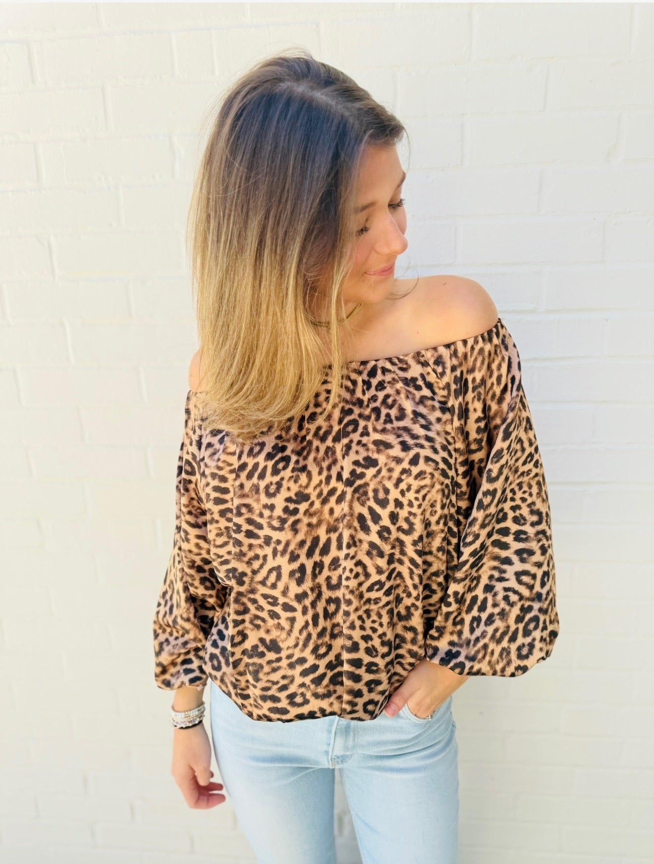 The Laughton Leopard Top
