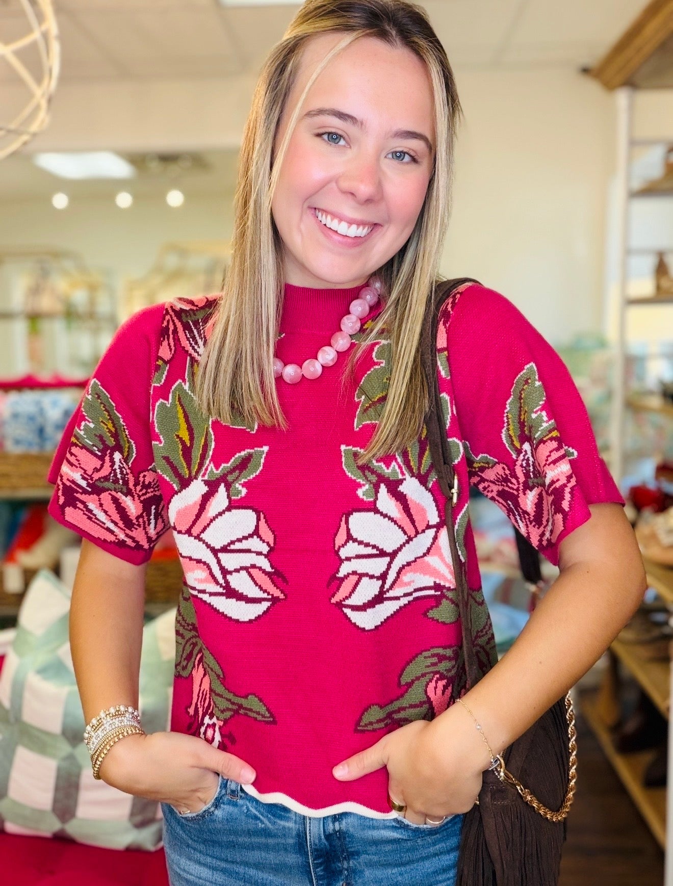 The Staci Scallop Sweater