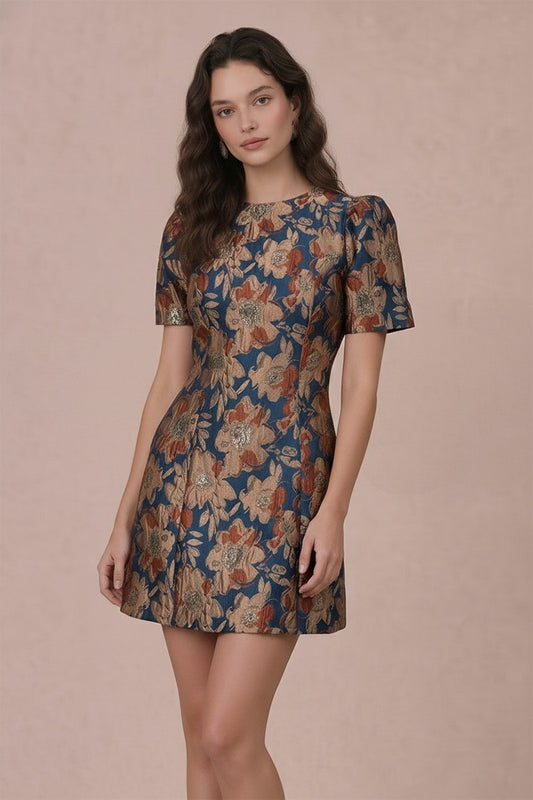 The Jenna Jacquared Dress