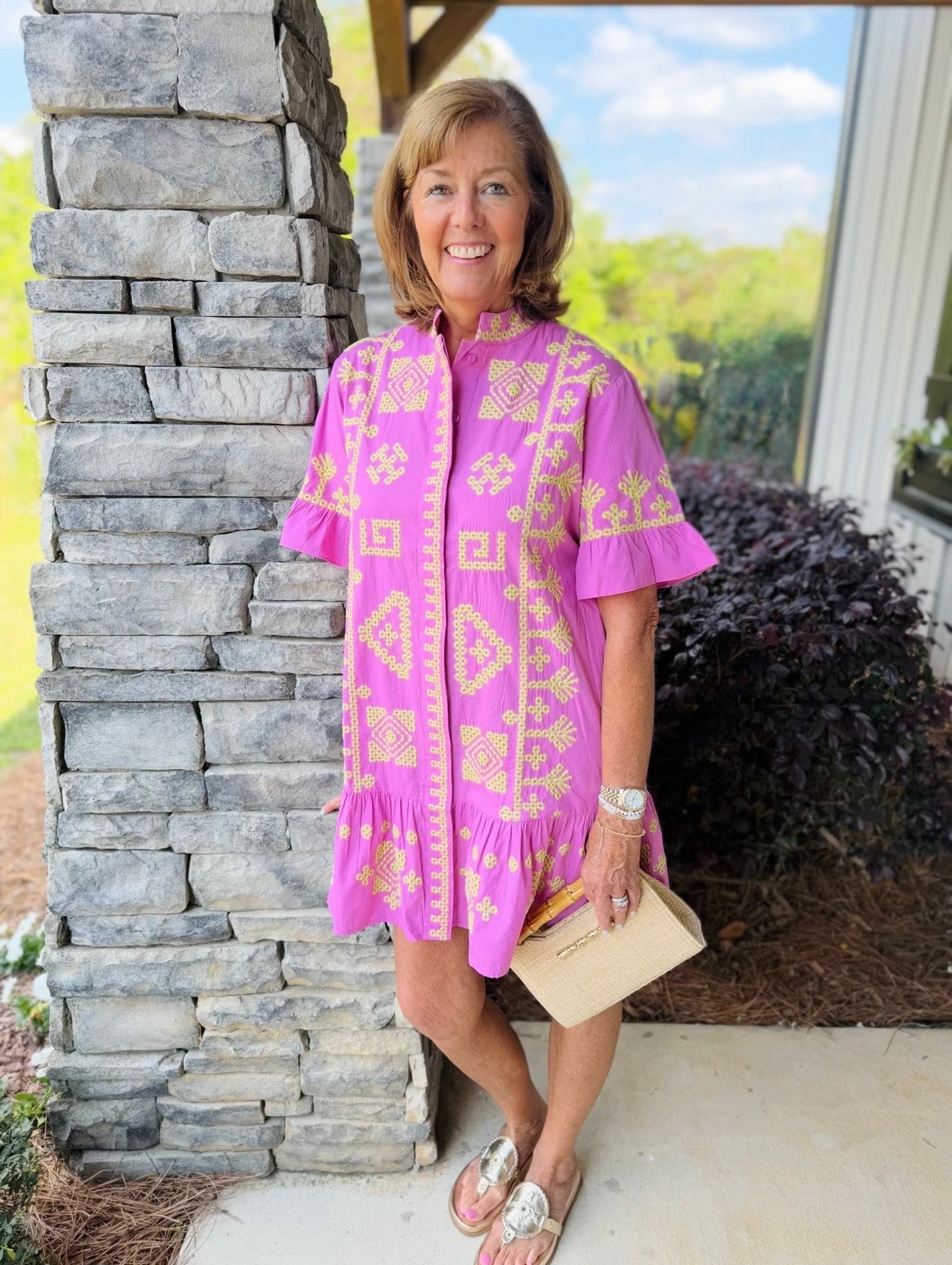 Uncle Frank/ The Sallie Stitched Dress
