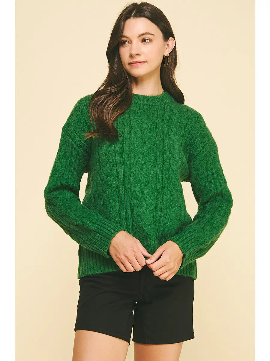 The Carrie Cable Sweater