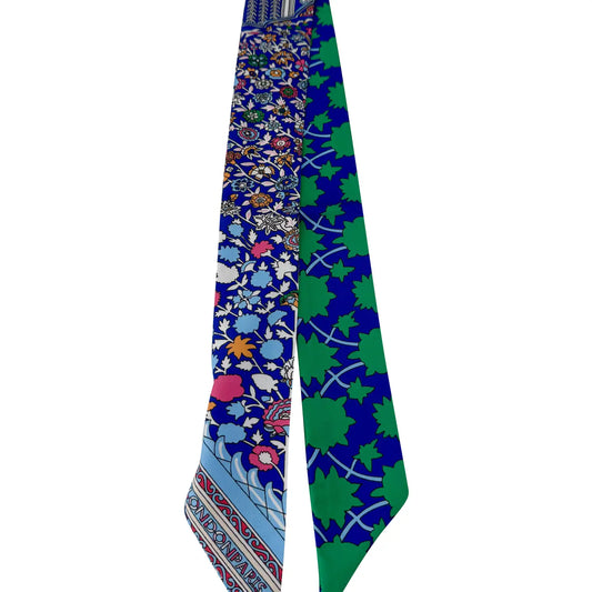 The Knotted Multicolor Floral Scarf