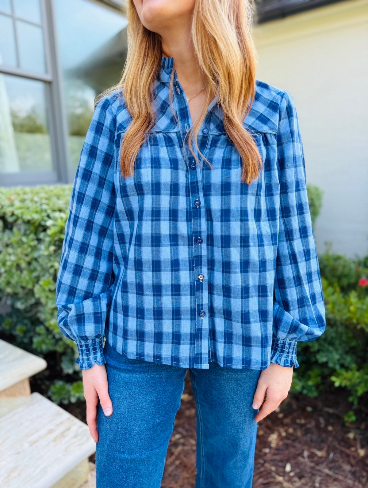 The Preston Plaid Top