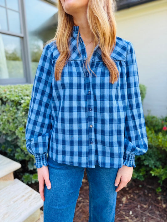 The Preston Plaid Top