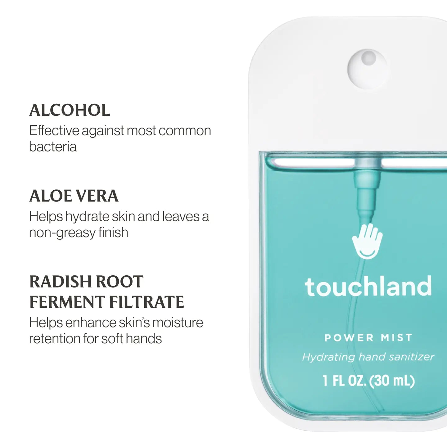 Touchland/ Hydrating Hand Sanitizer/ Blue Sandalwood