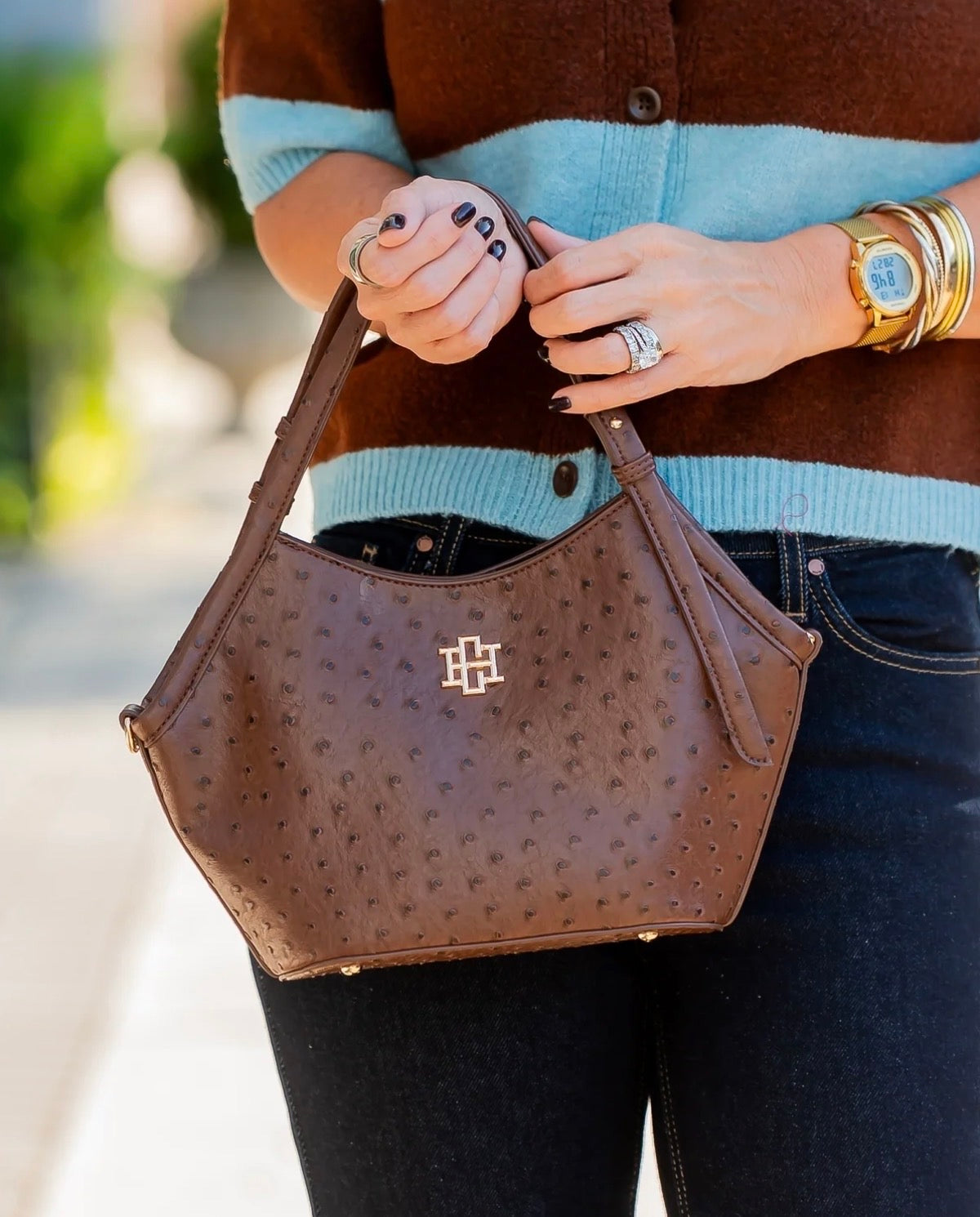The Pierce Mini Tote/ Chocolate EO