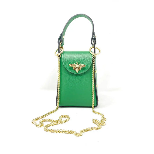 The Bailee Butterfly Clutch/ Kelly Green