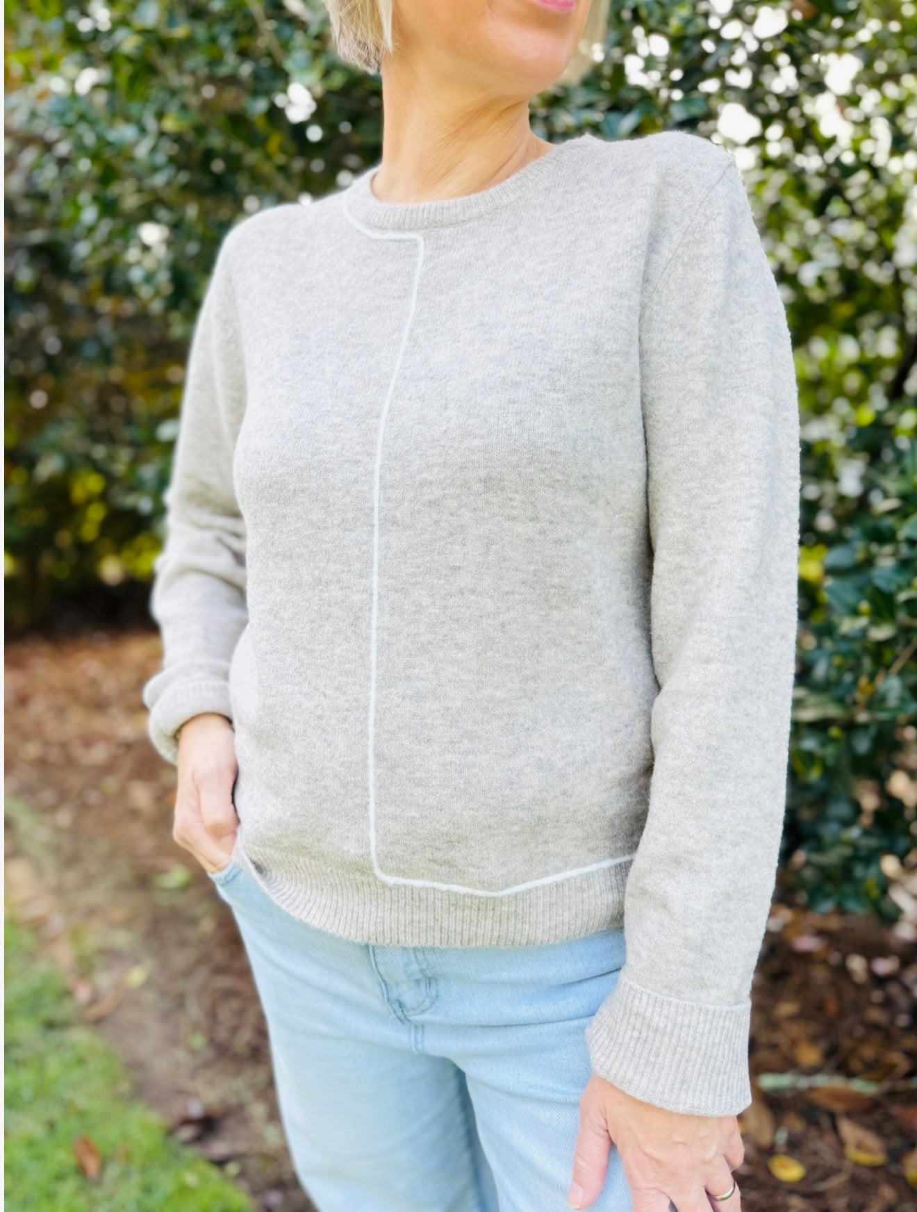 The Sia Stitched Sweater