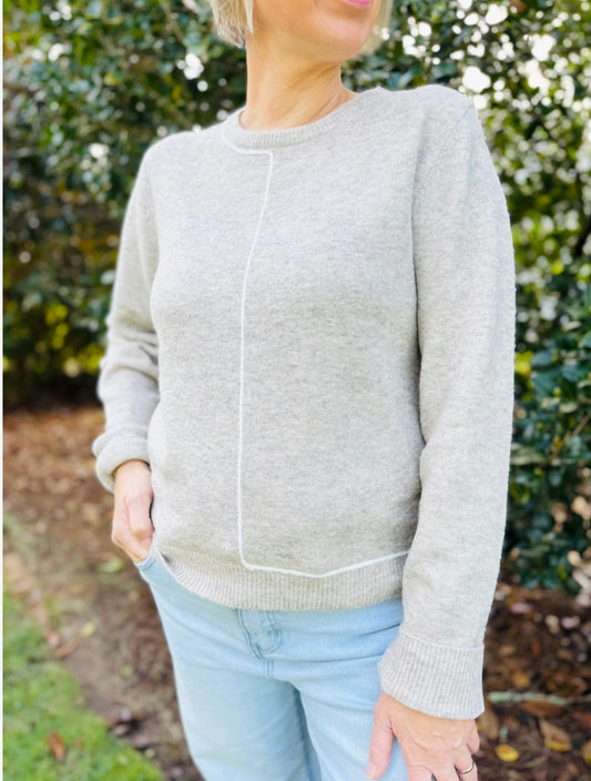 The Sia Stitched Sweater