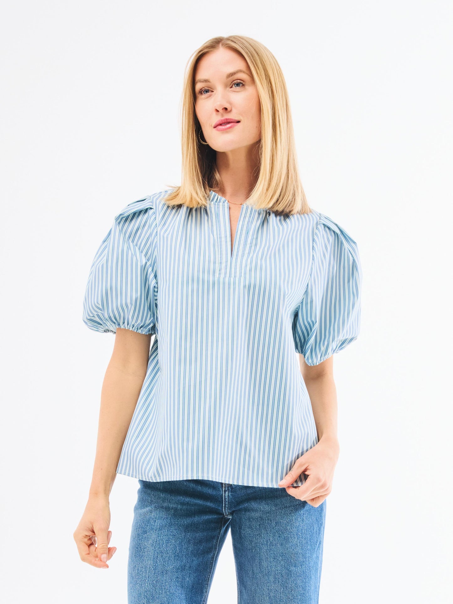 MS/ Lainey Top/ Simple Stripe