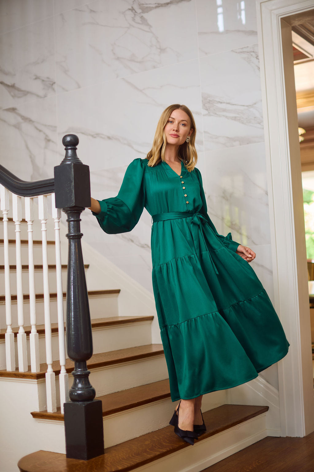 MS/ The Gracelyn Dress/ Aventurine