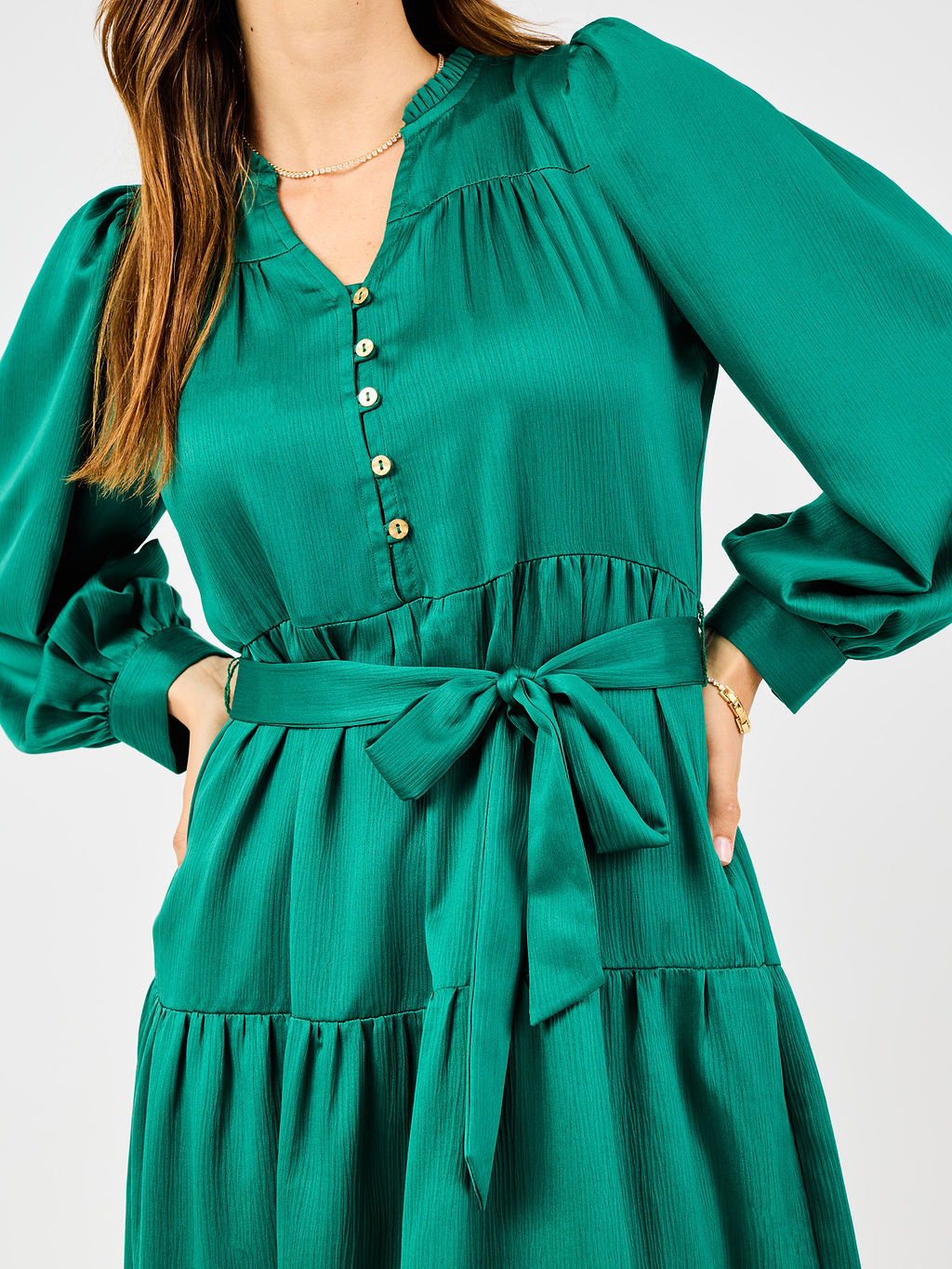 MS/ The Gracelyn Dress/ Aventurine