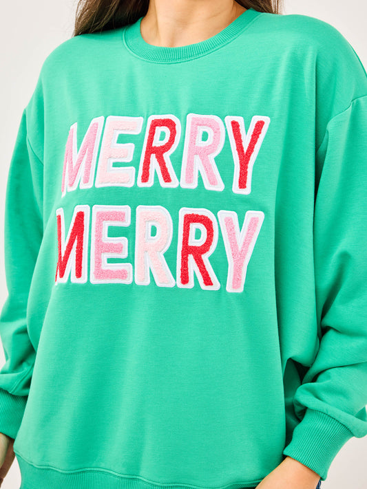 MS/ Sarah Sweatshirt/ Merry Merry