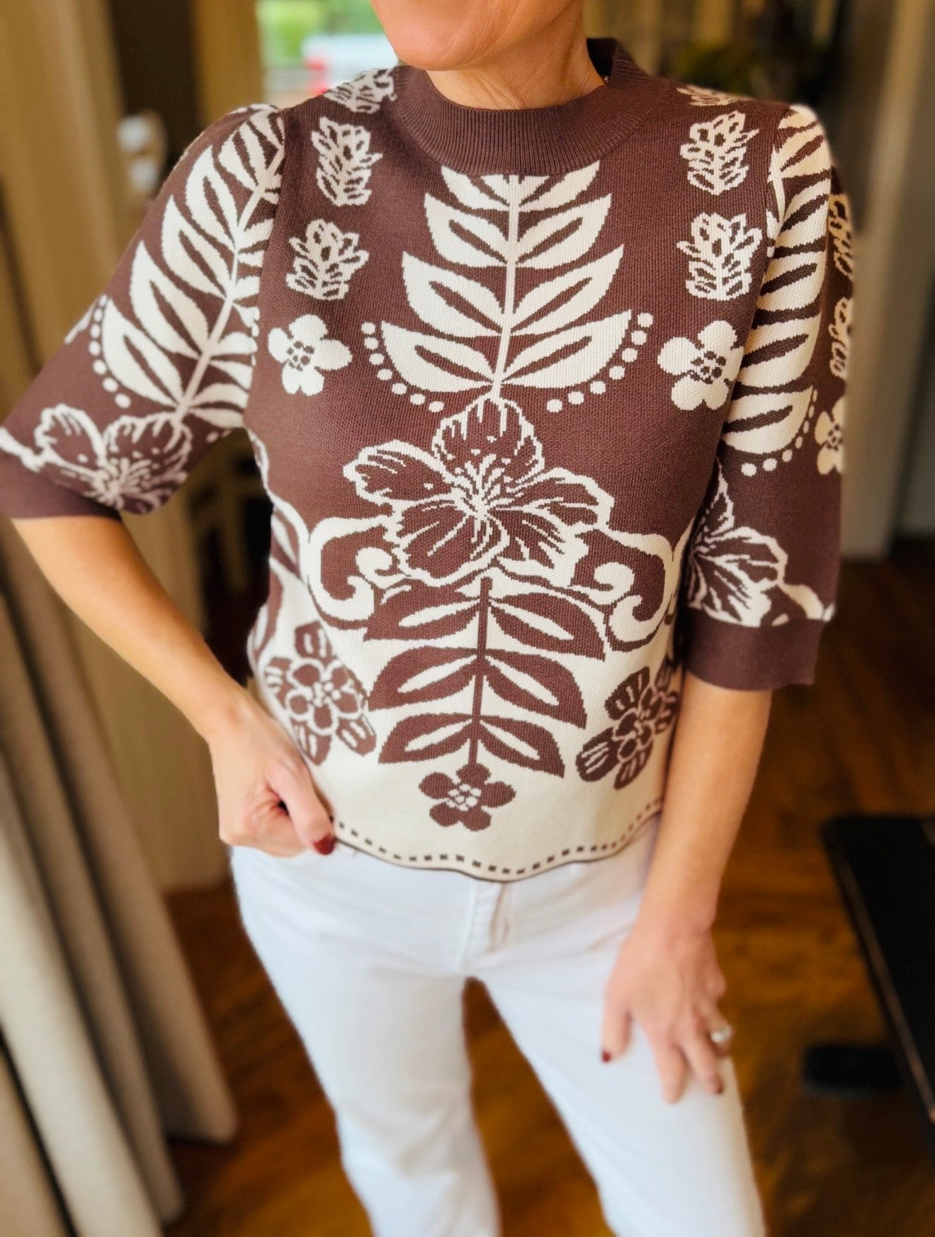 The Krewe Knit Top