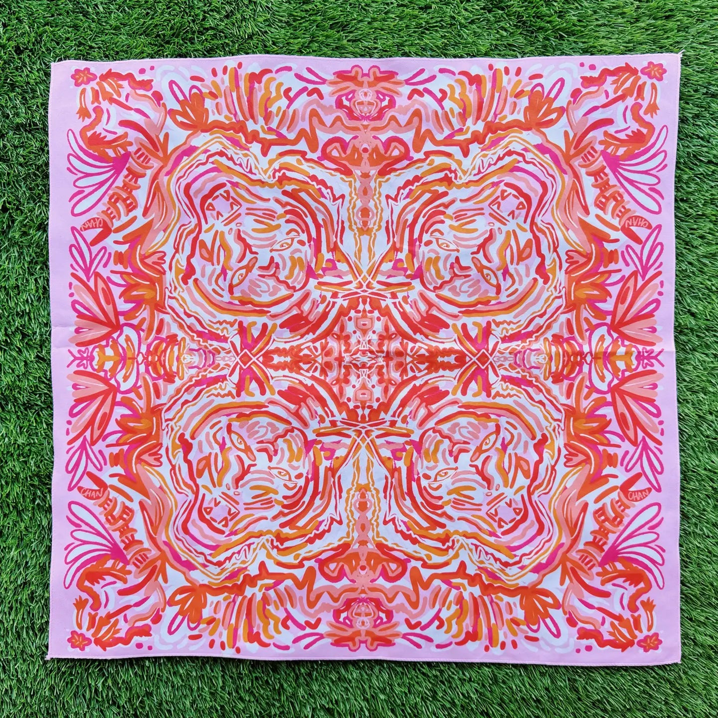 The Pink + Orange Tiger Chandana