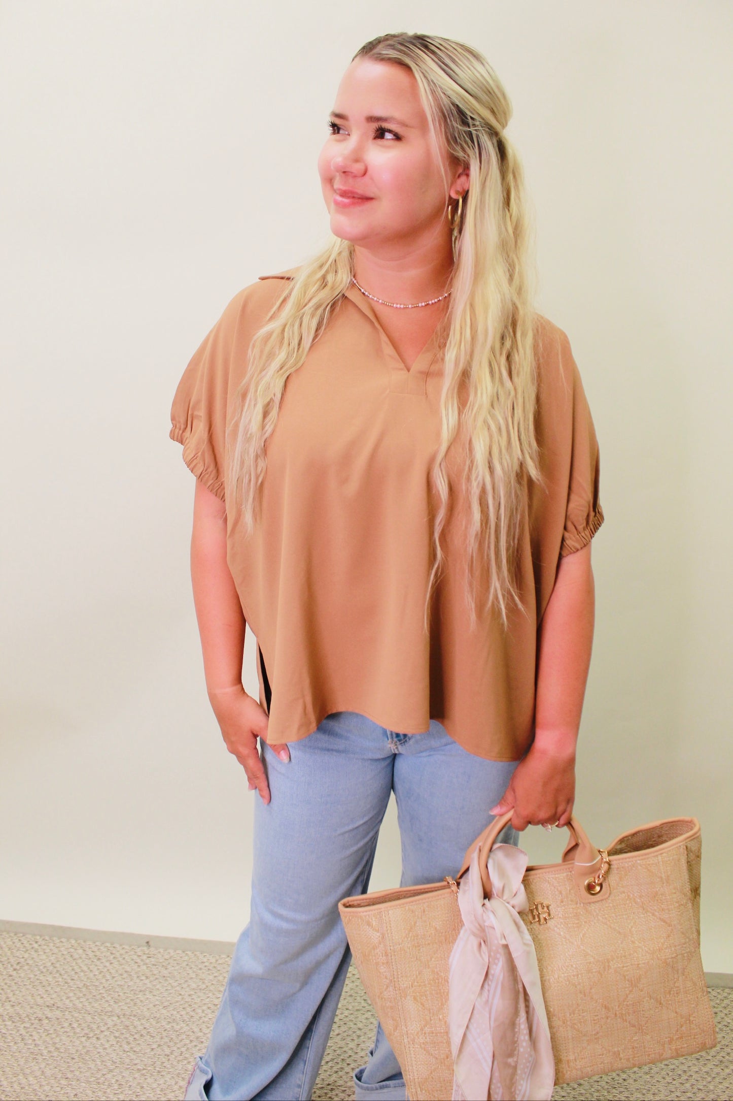 The Vela V-Neck Blouse