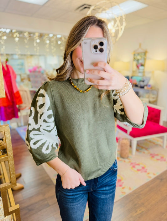 The Elle Embroidered Sweater