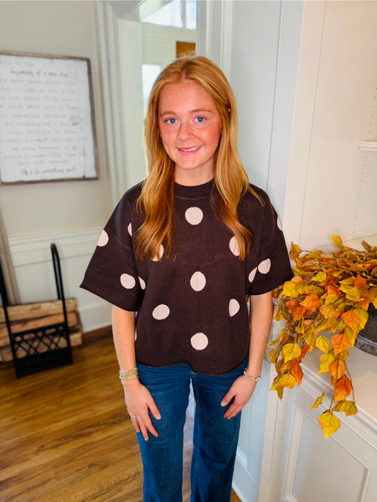 The Dennie Dot Sweater