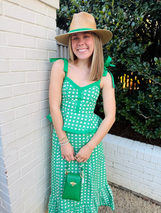 The Addie Top/ Green Cane