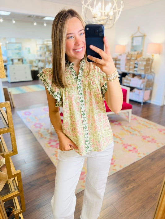 The Faith Flutter Top