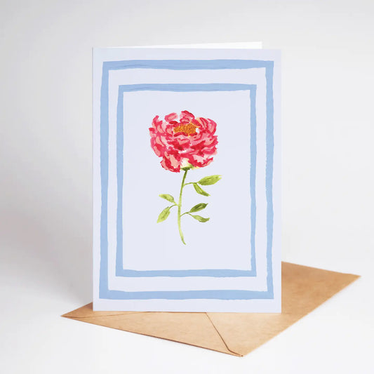 Precious Peony Greeting Card