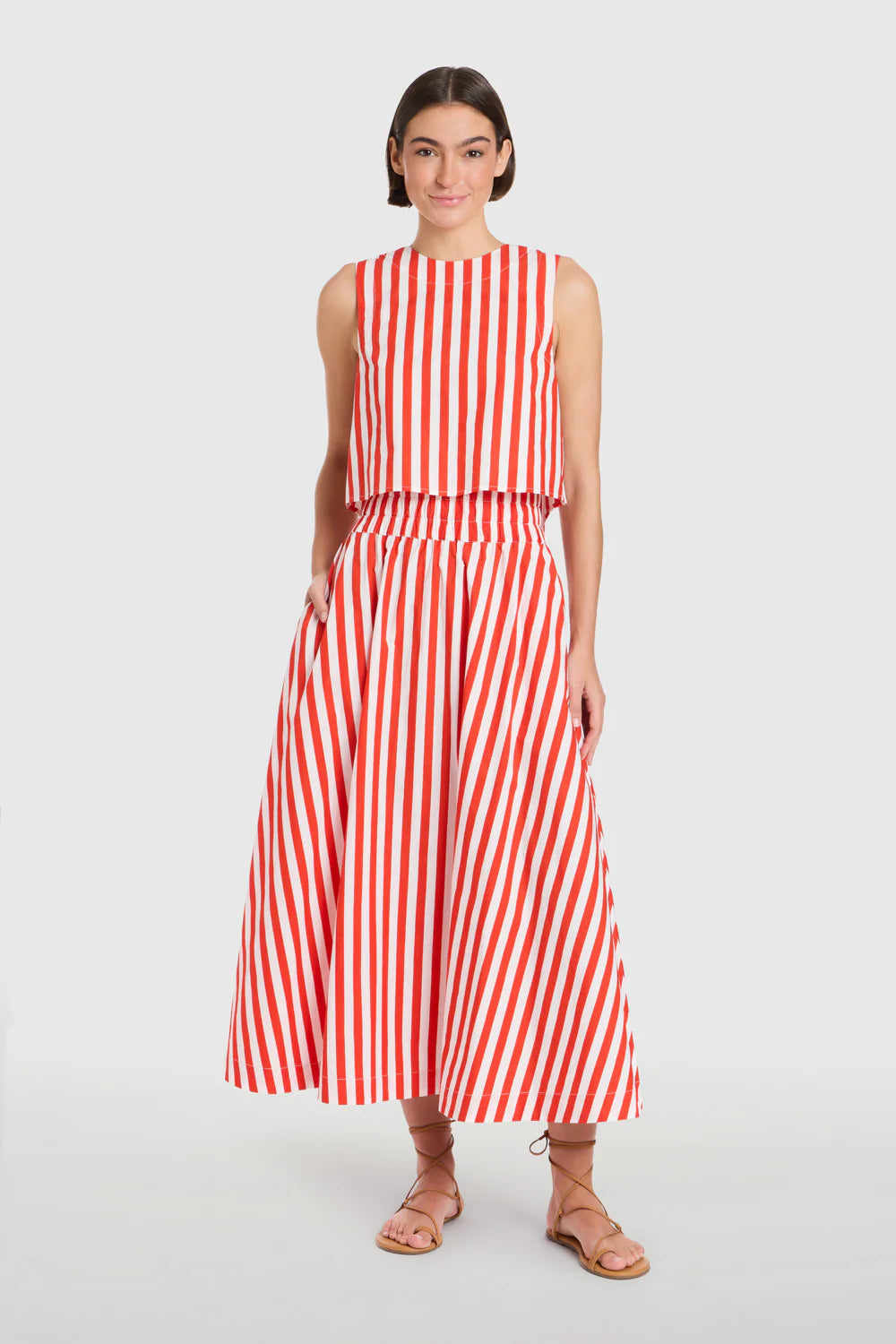Livro/ The Crop Top/ Red Stripes