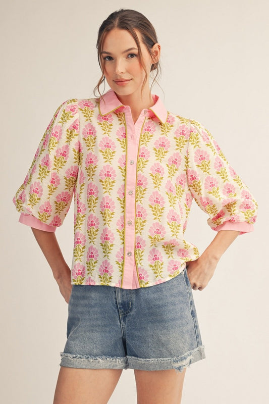 The Lovely Floral Top
