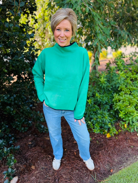 The Marlo Mock Sweater