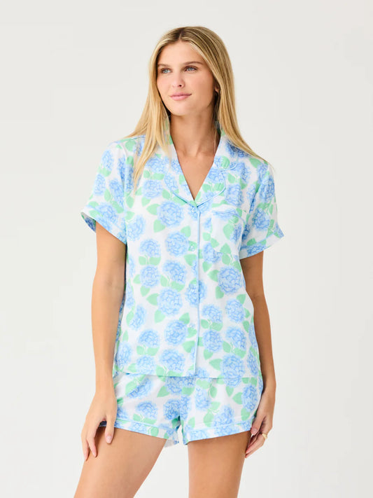 MS/ The Charlotte Shorts Set/ Summerfair Blue