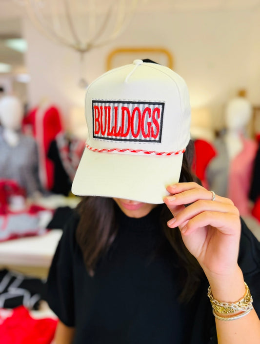 The Bulldog Hat/ Cream