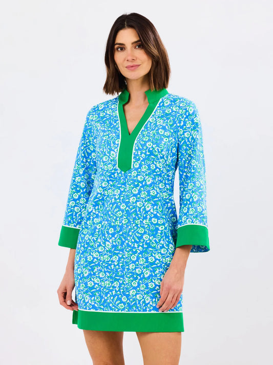 MS/ The Brenda Dress/ Meadow Line Blue