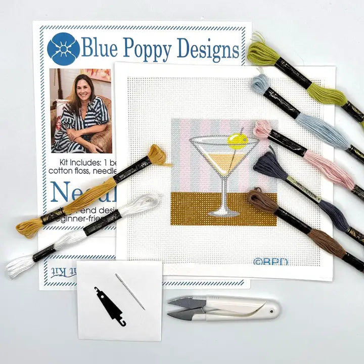 BP/ Martini Striped Needlepoint Kit