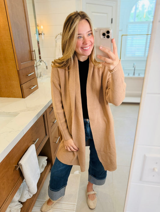 The Willie Waffle Cardigan/ FINAL SALE