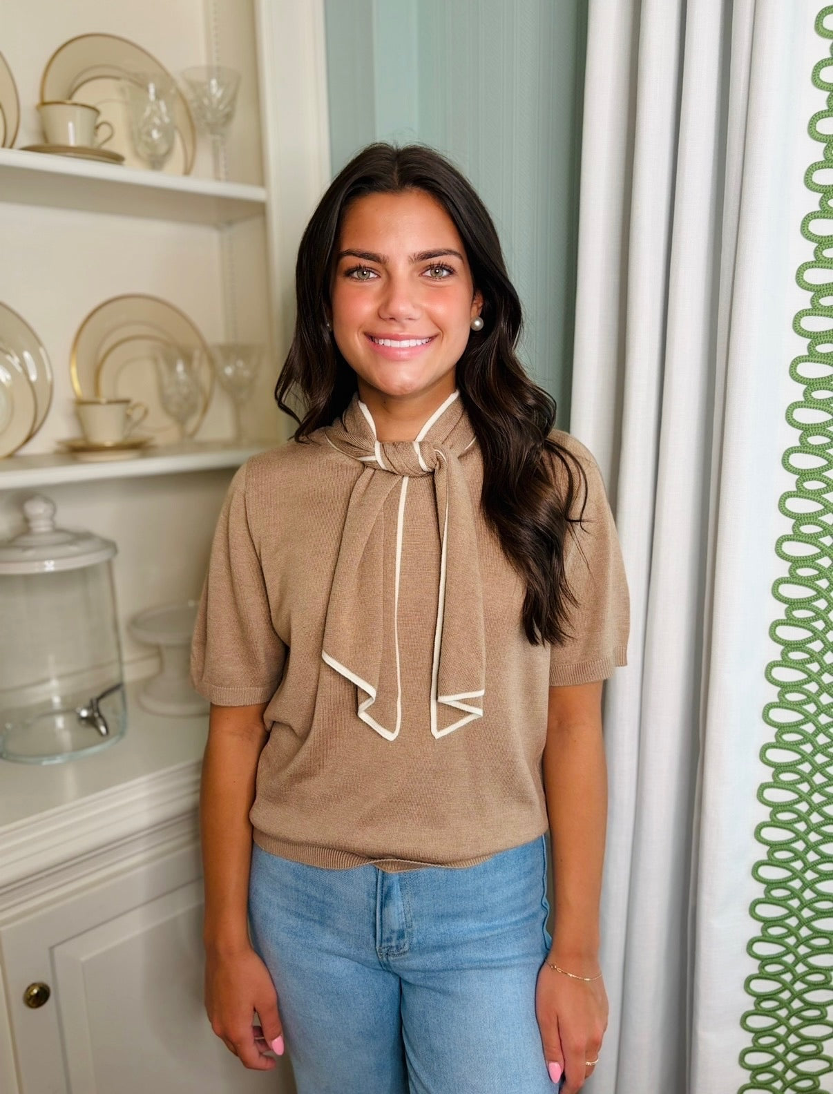 The Simmone Scarf Top
